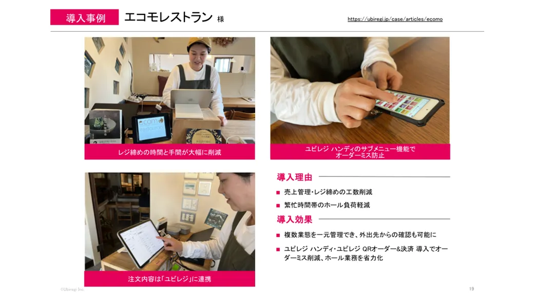 導入事例 エコモレストラン様