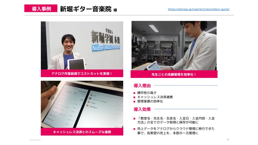 導入事例新堀ギター音楽院様